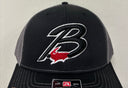 Hat Black B White Outline BCA-35