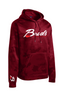 Deep Red - Camo Hoodie