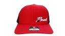 "Brad's" Red/Black Trucker Hat BCA-26